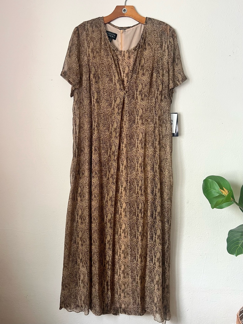 Silk Two Piece Dress